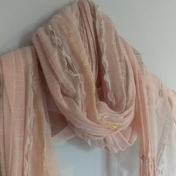 Pink Scarf Shaw - Picture 7 of 7
